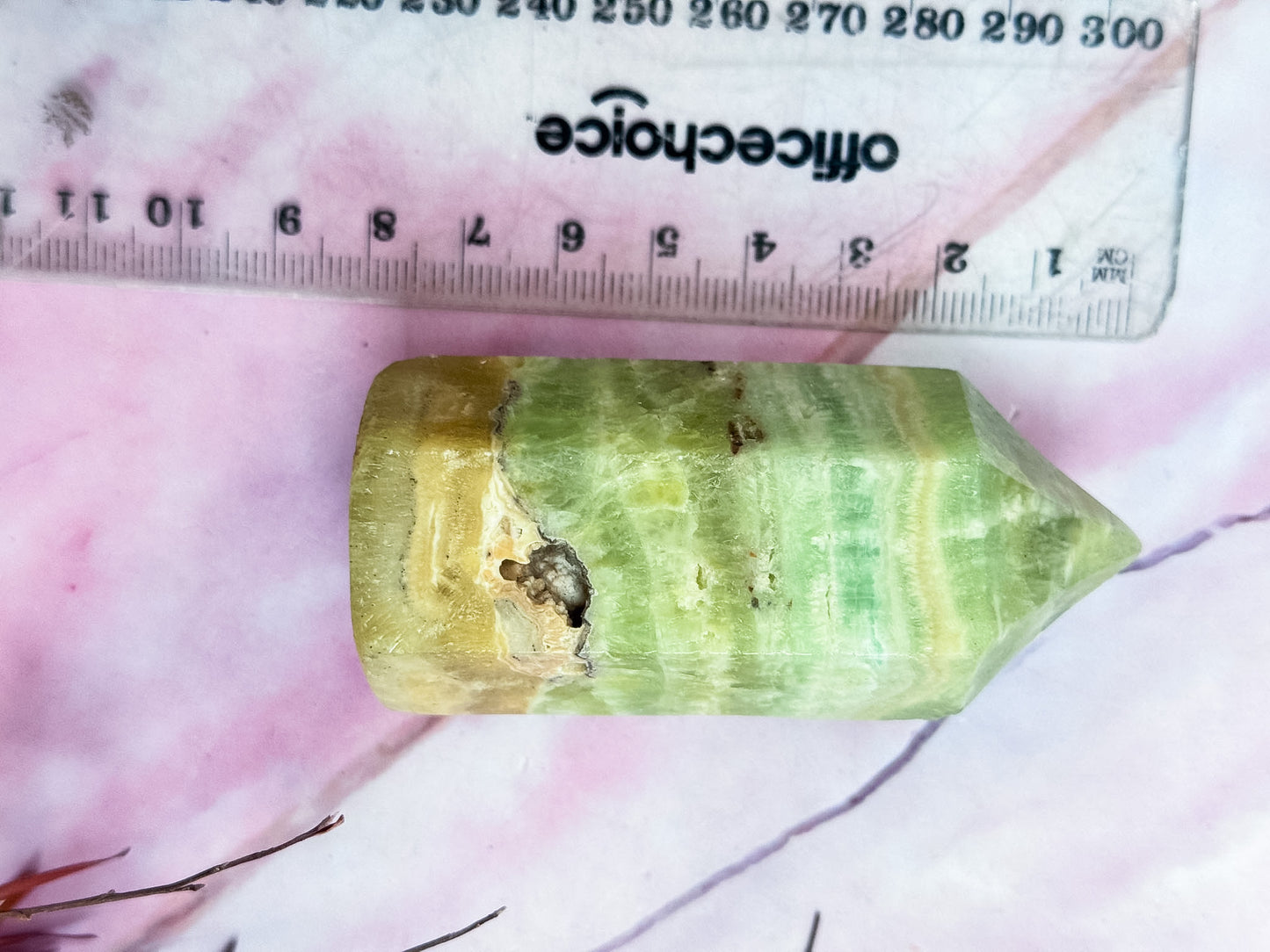 Kiwi Calcite Points
