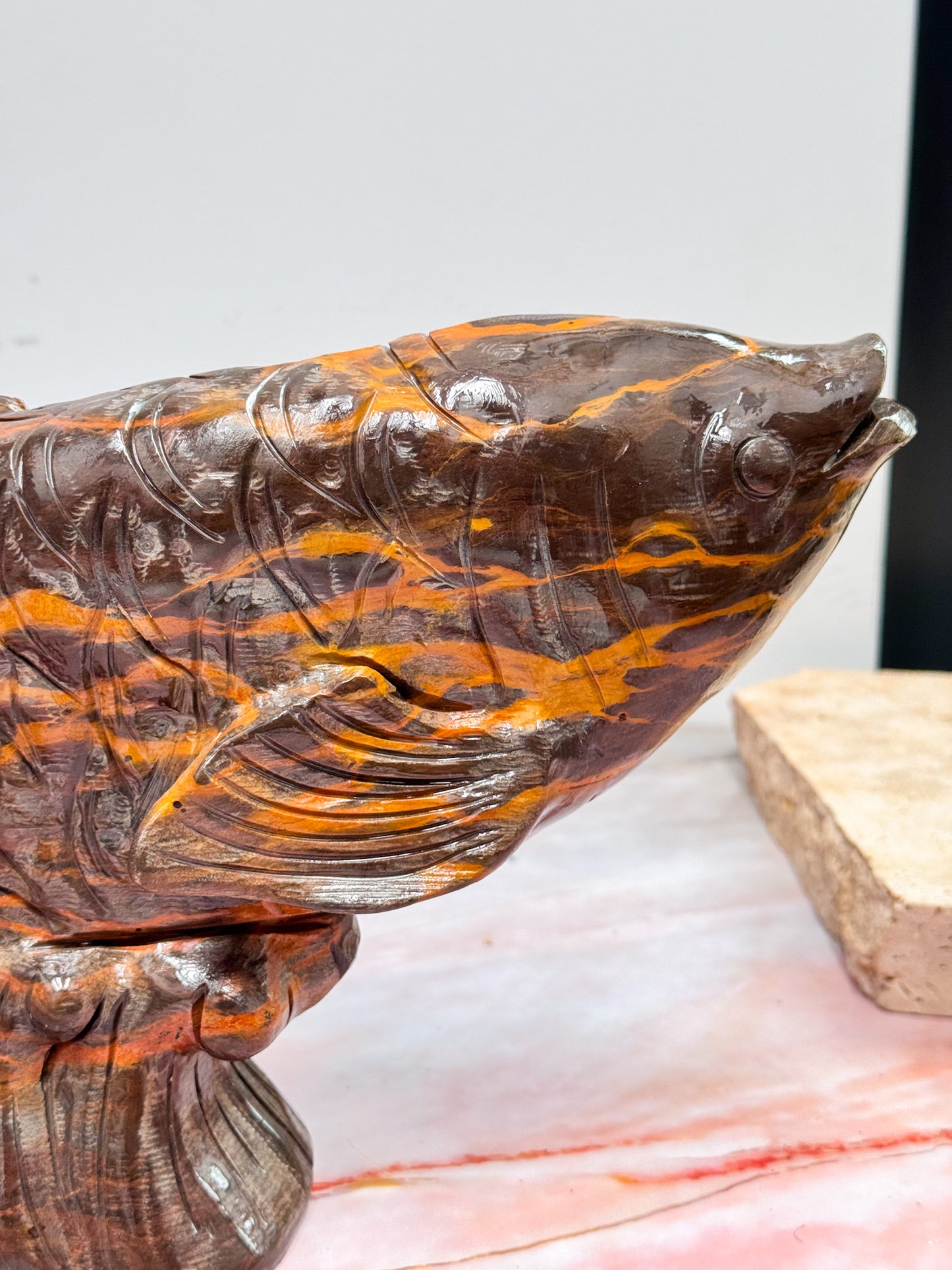 Arowana Jasper Carving