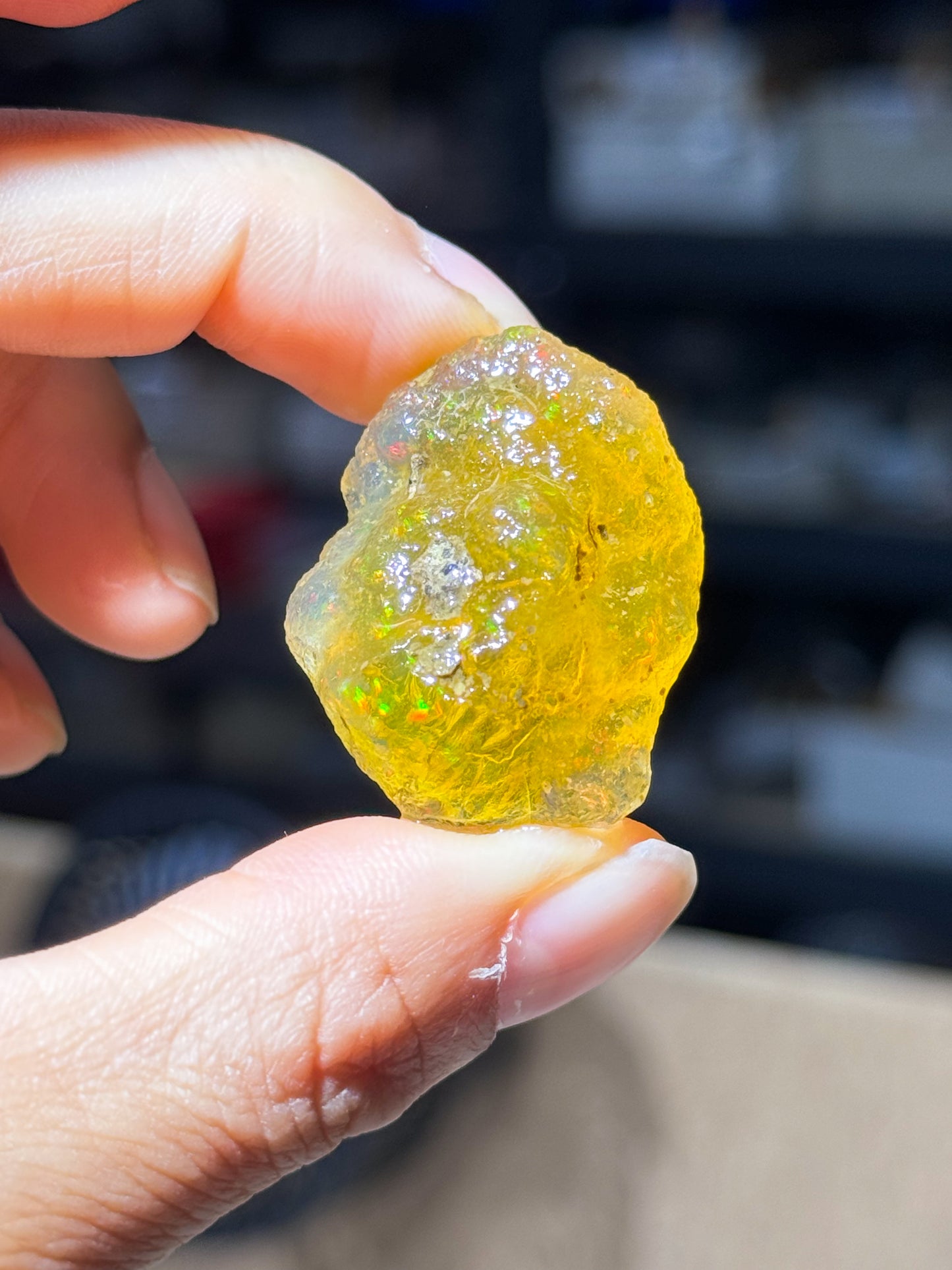 Hydrophane Ethiopian Opal Specimen - Z1
