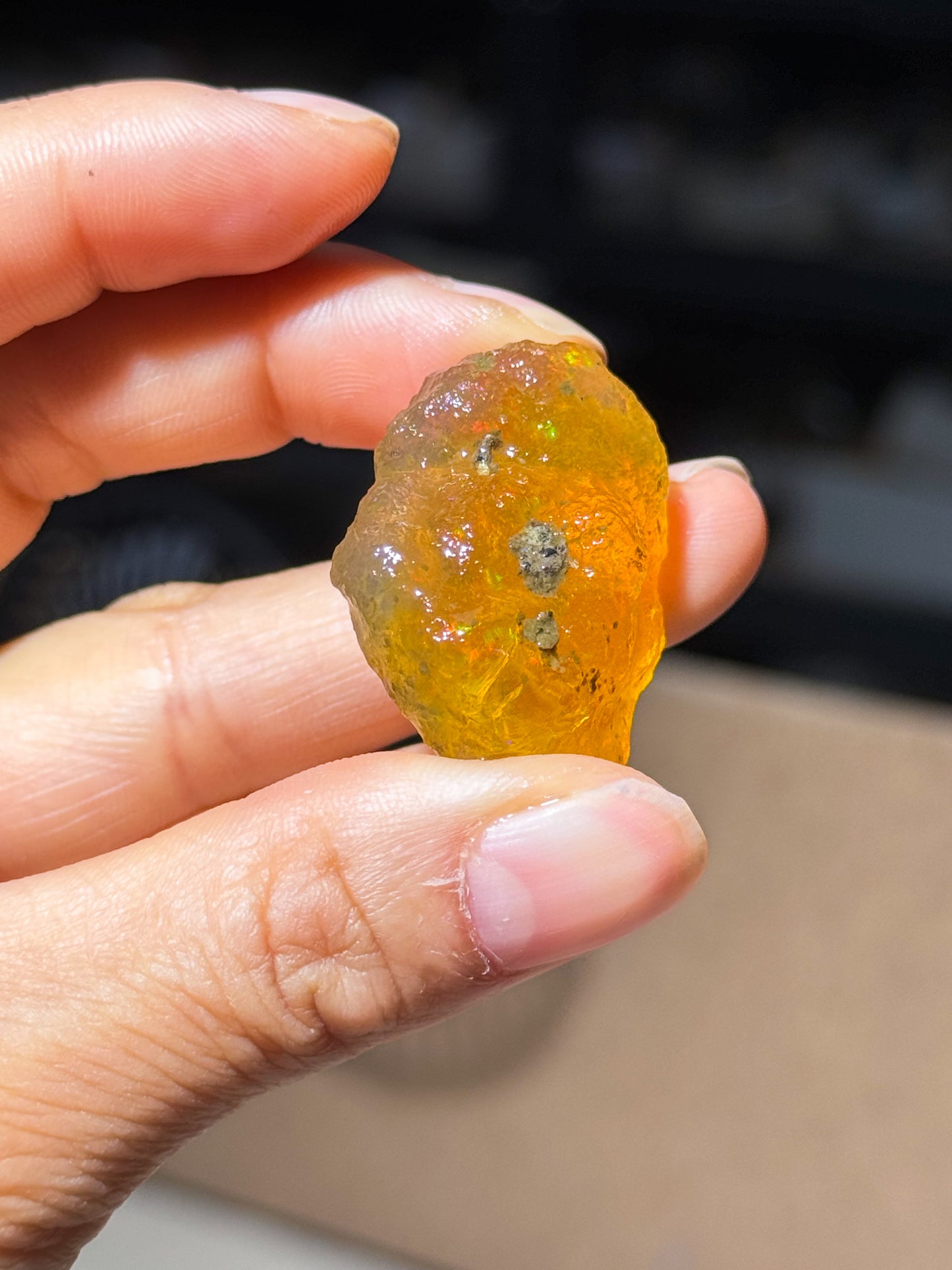 Hydrophane Ethiopian Opal Specimen - Z1