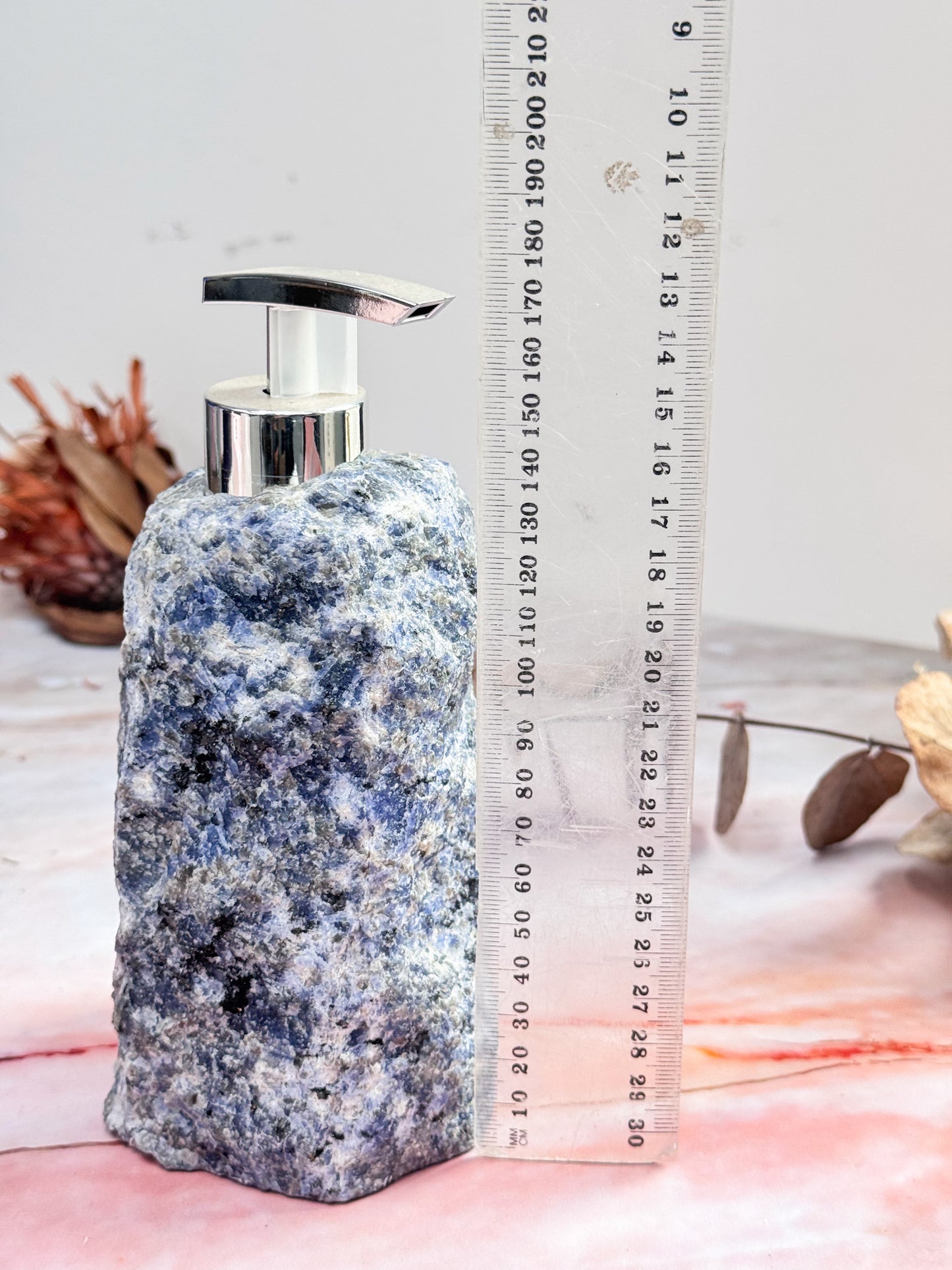 Sodalite Soap Dispenser