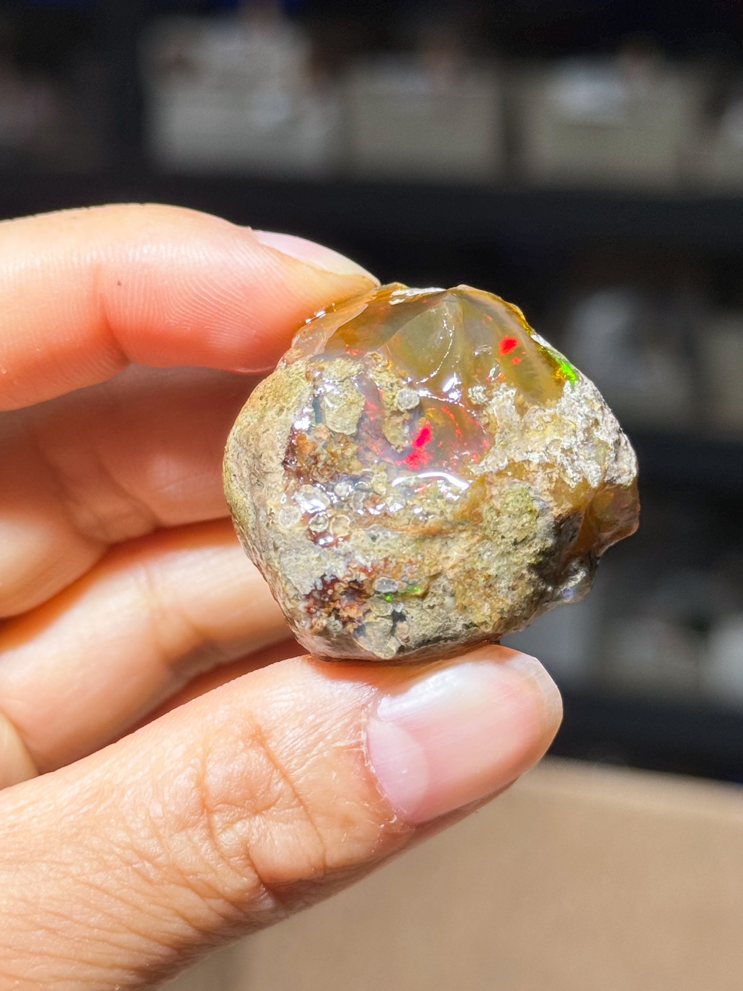 Hydrophane Ethiopian Opal Specimen - V1
