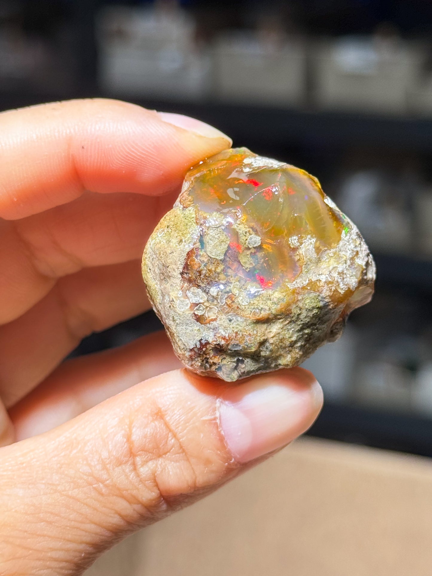 Hydrophane Ethiopian Opal Specimen - V1