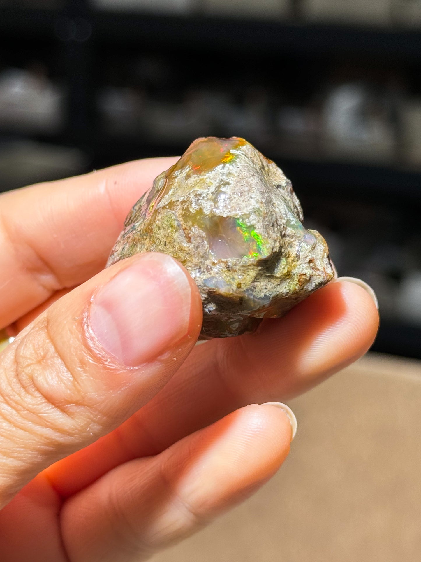 Hydrophane Ethiopian Opal Specimen - V1