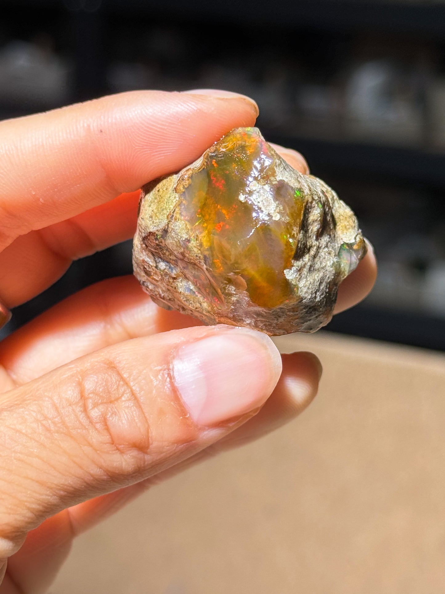 Hydrophane Ethiopian Opal Specimen - V1