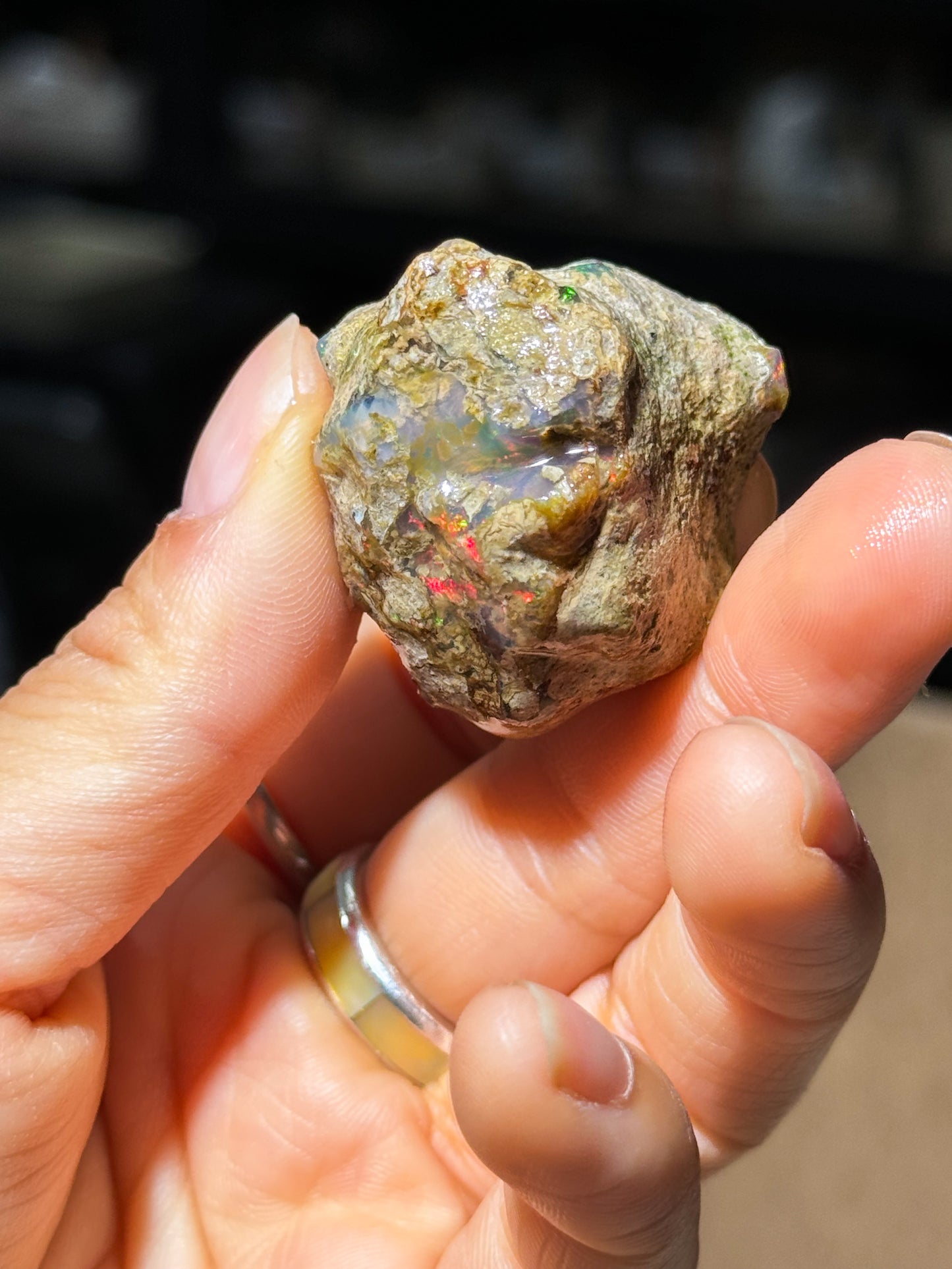 Hydrophane Ethiopian Opal Specimen - V1