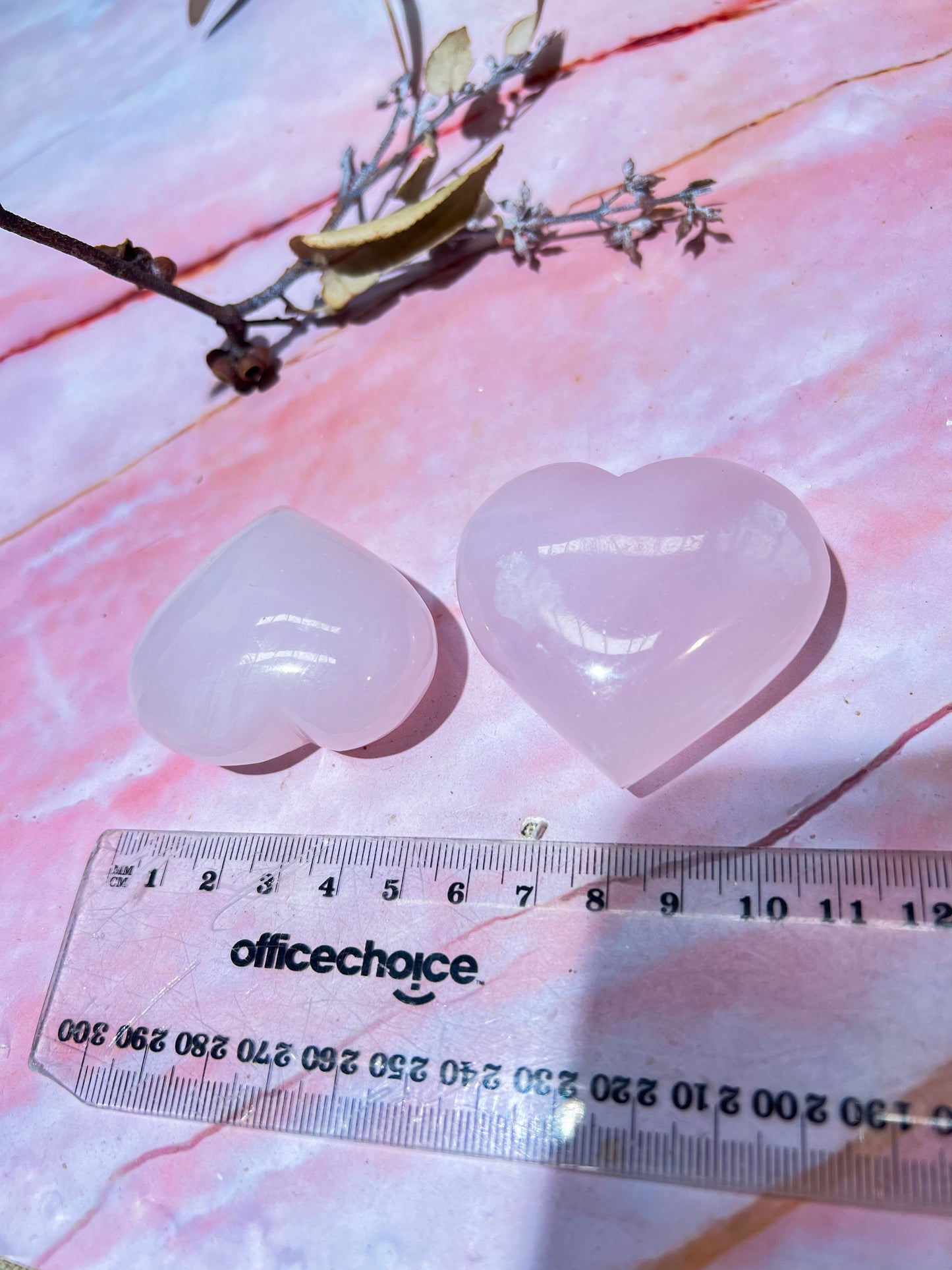 Mangano Calcite Hearts