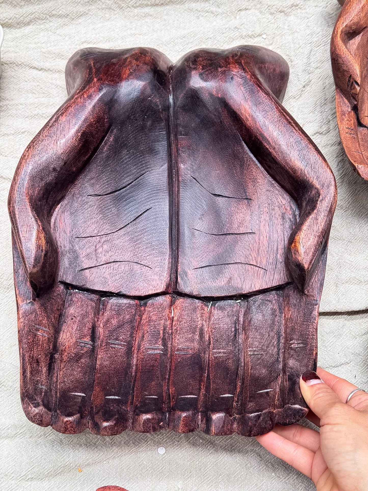 Wooden Hand Bowls