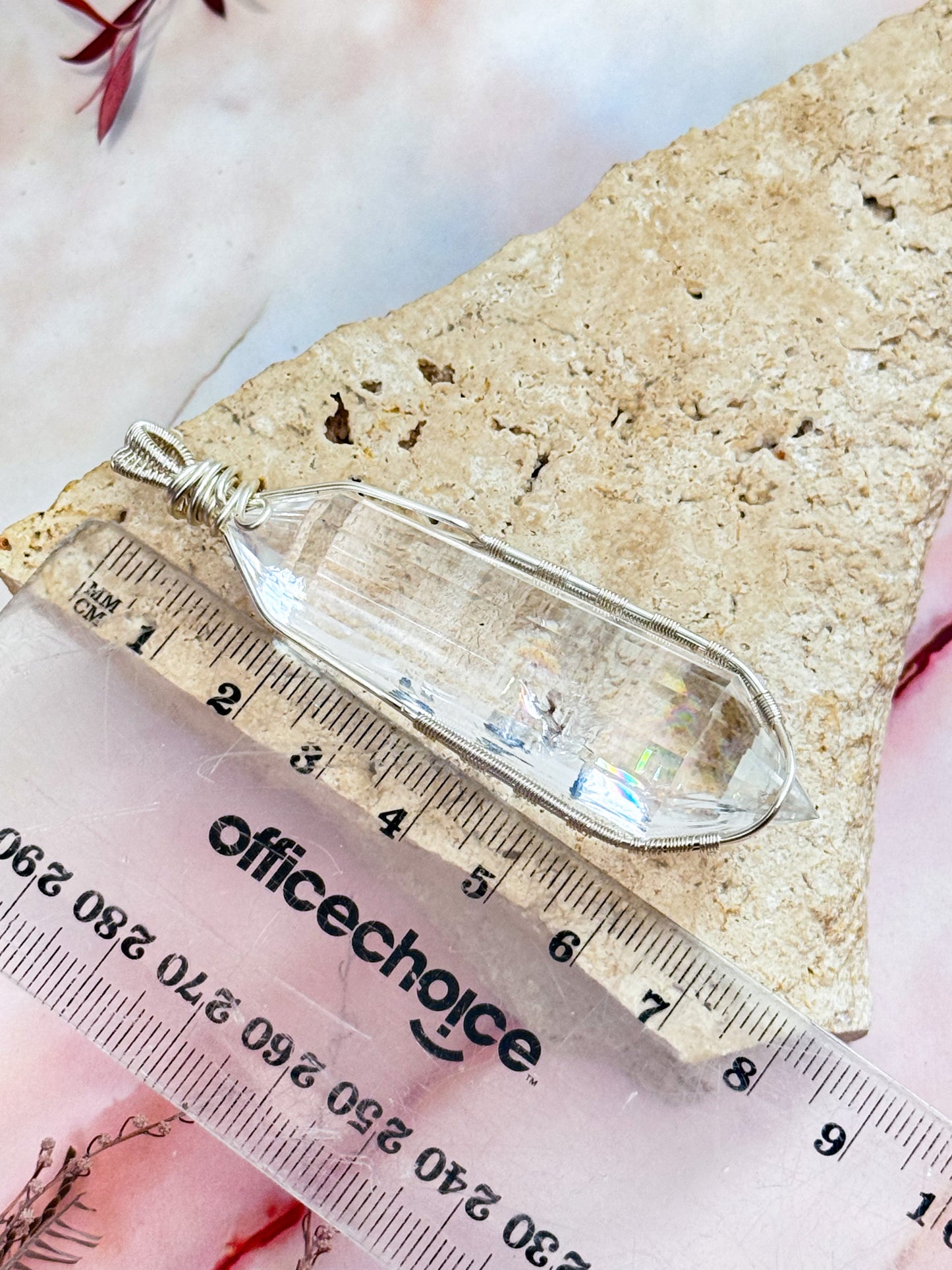 Clear Quartz Vogel Pendant