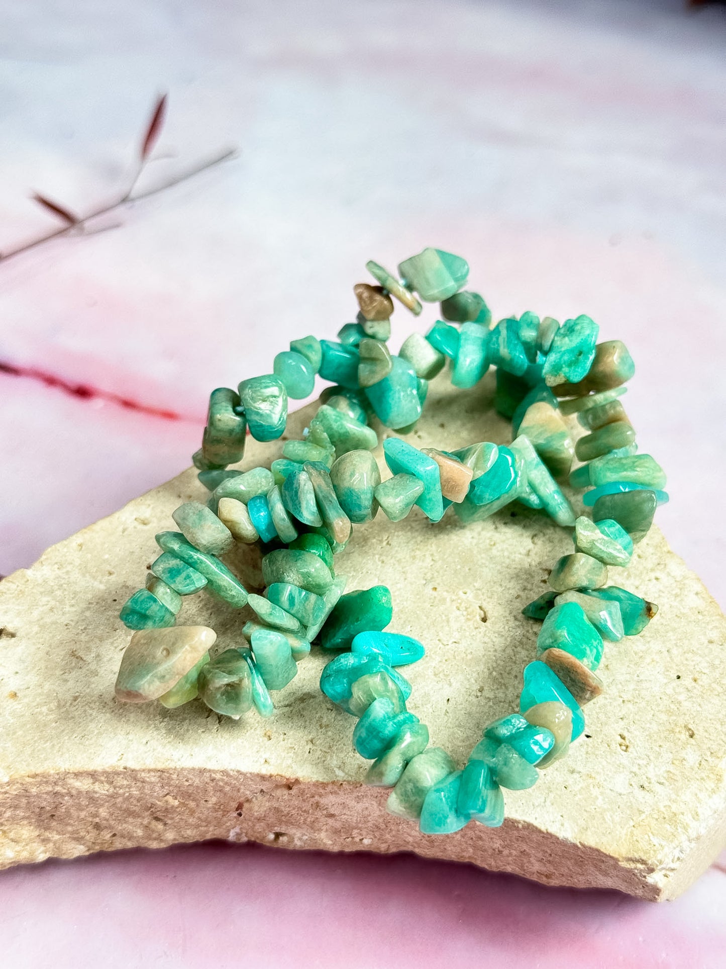 Amazonite Chip Bracelets