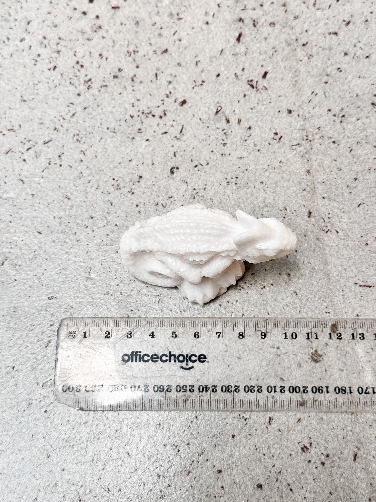 White Jade Chameleon Carving