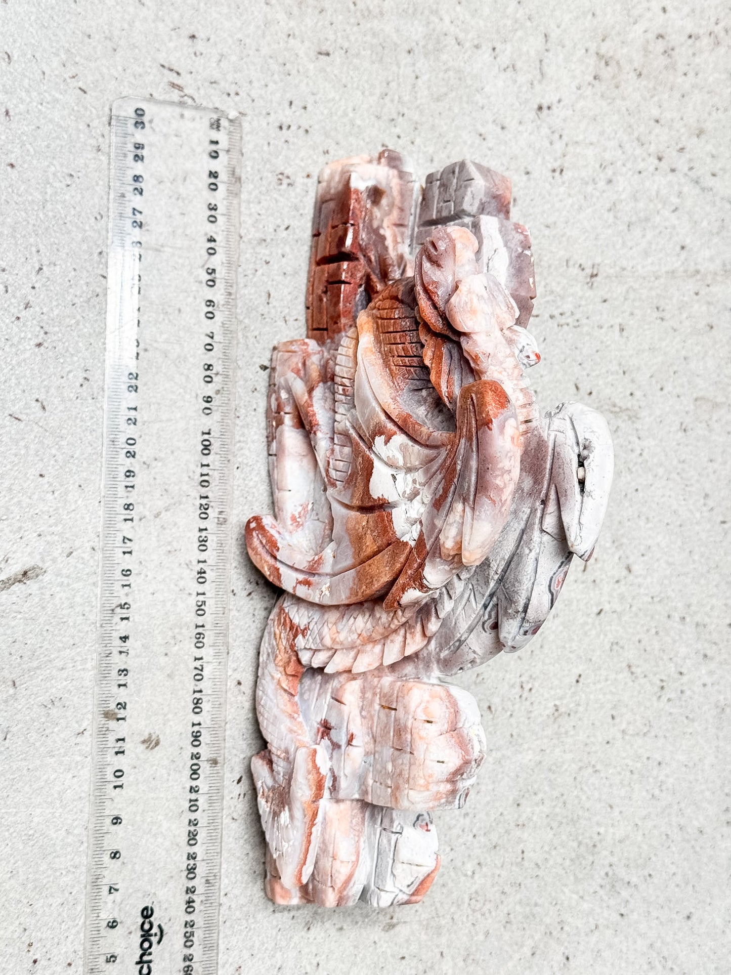 Agate Dragon Carving