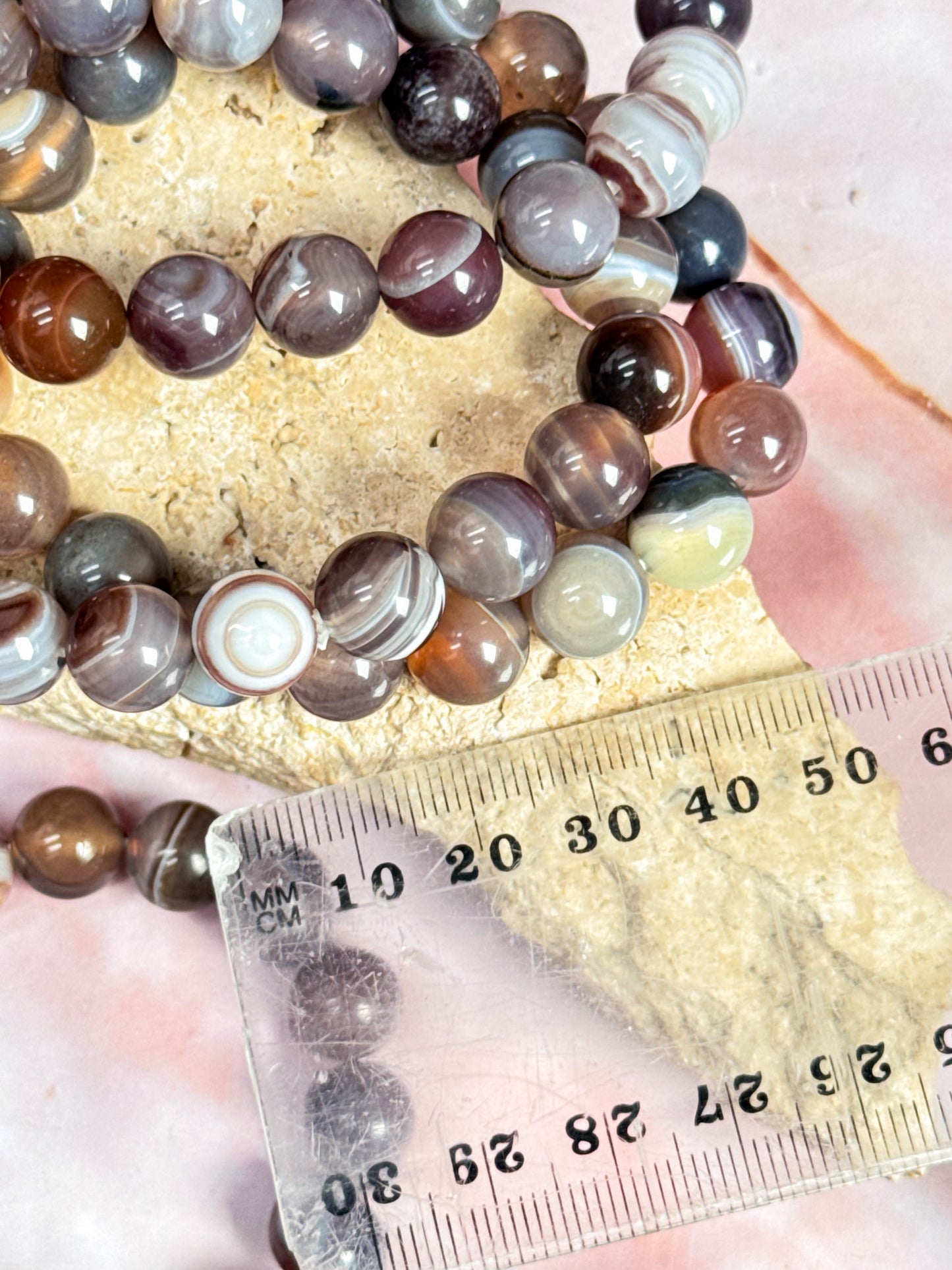 Purple Agate Bracelets