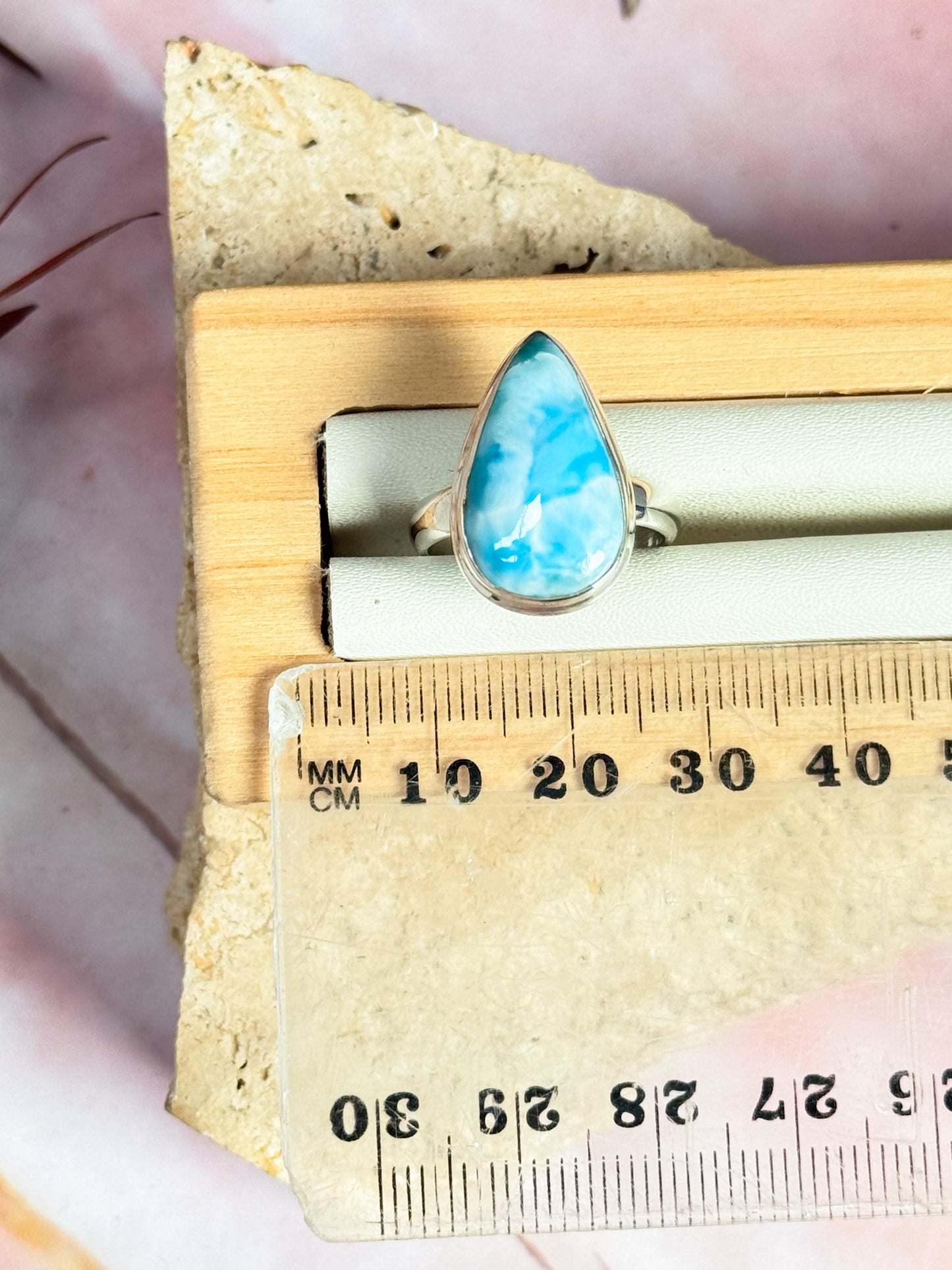 Rare Larimar Ring - Size 7