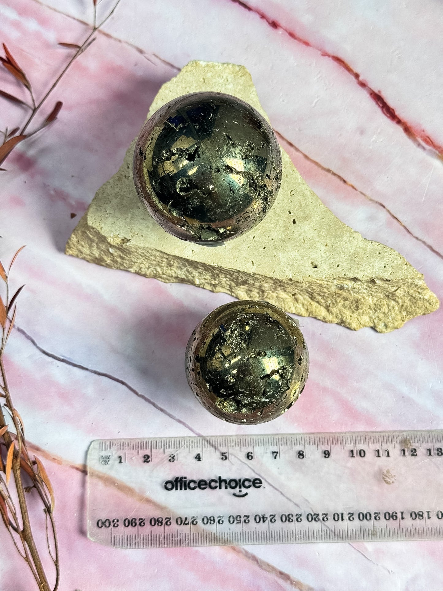 Druzy Pyrite Spheres
