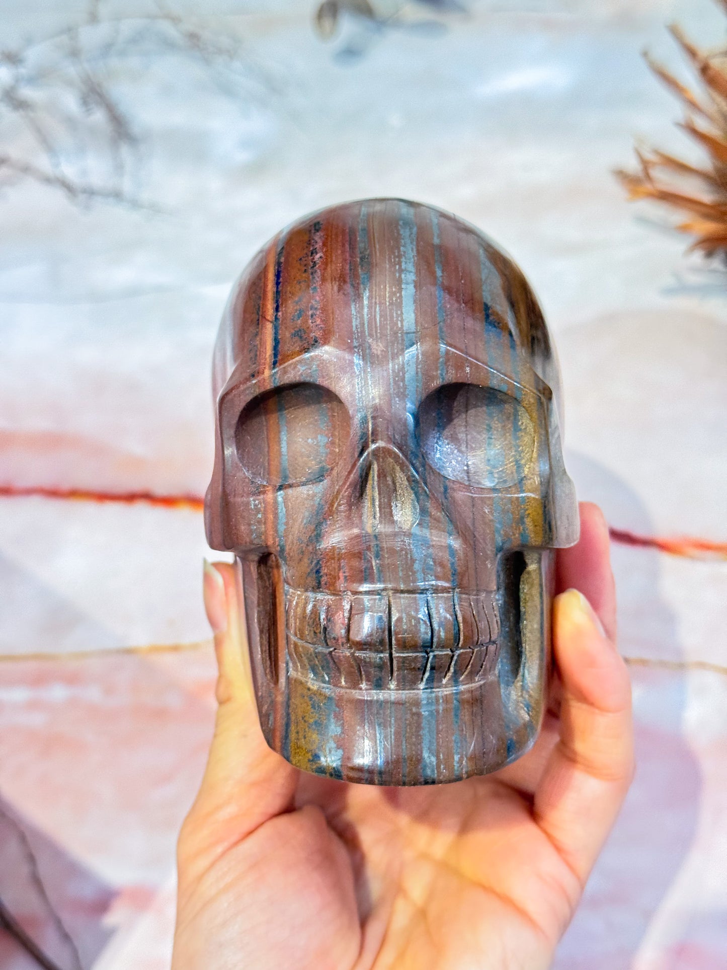Tiger Iron Skull