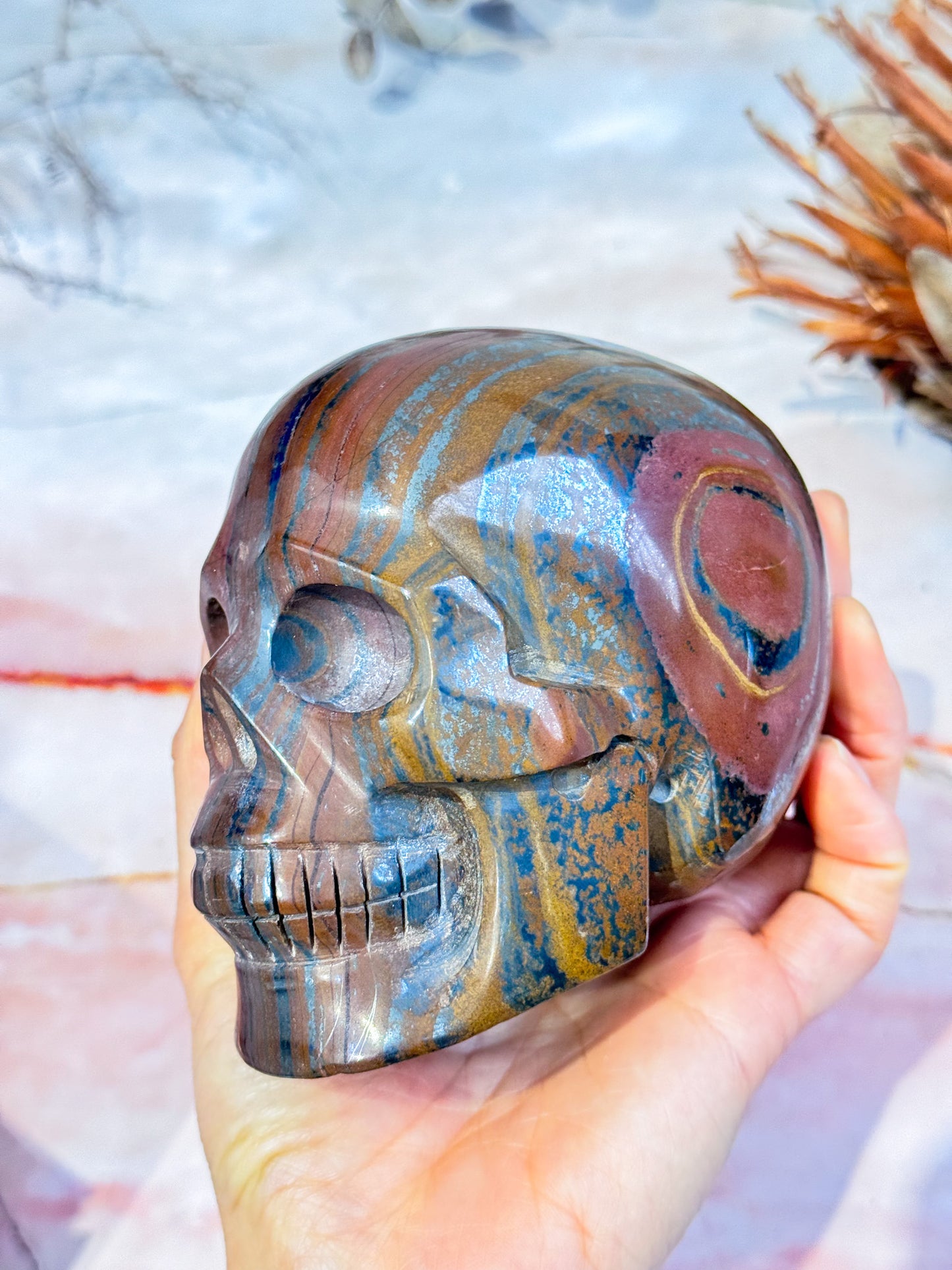 Tiger Iron Skull