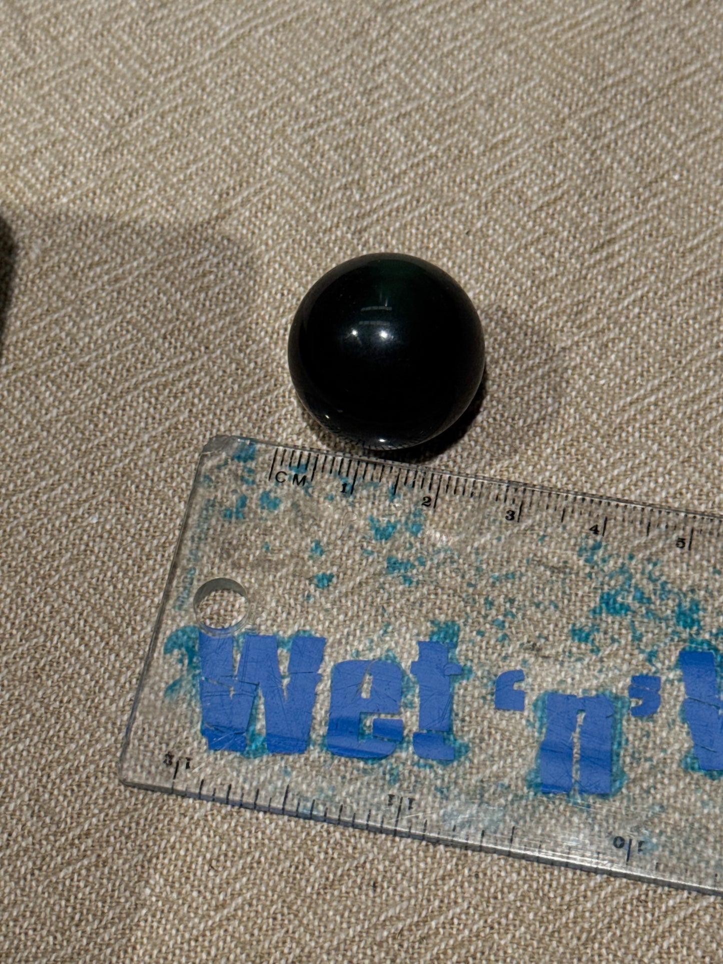 Rainbow Obsidian Spheres