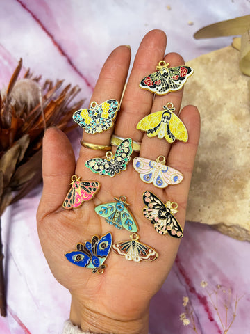 Luna Moth Pendant Packs (Set of 10)
