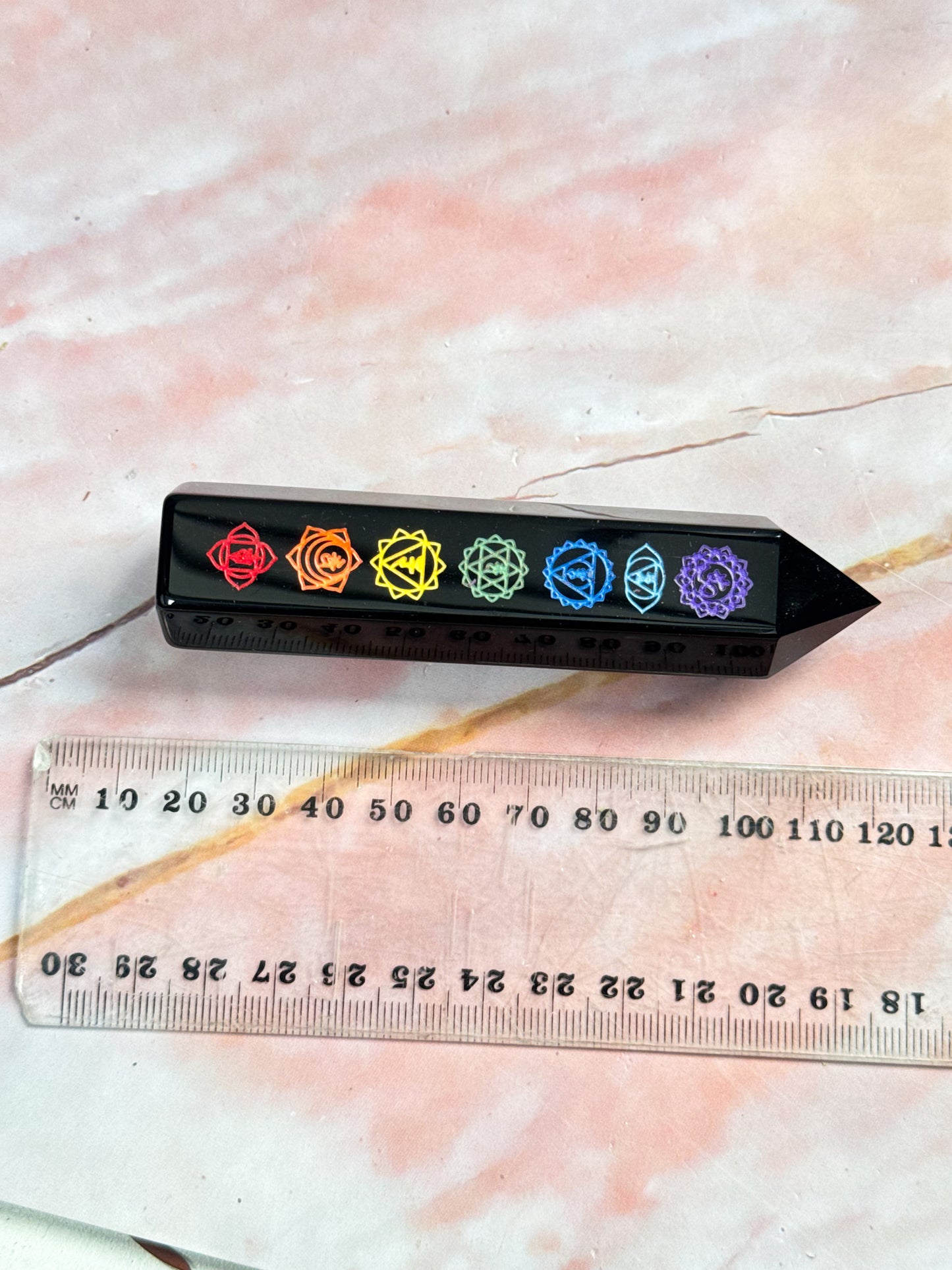 Obsidian Chakra Points