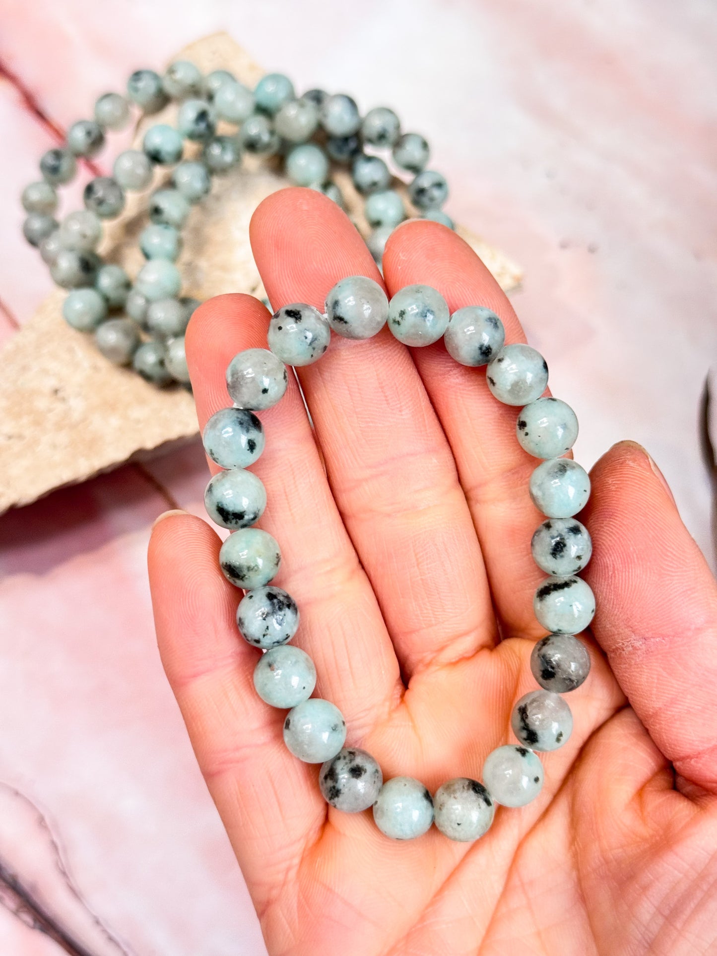 Kiwi Jasper Bracelets