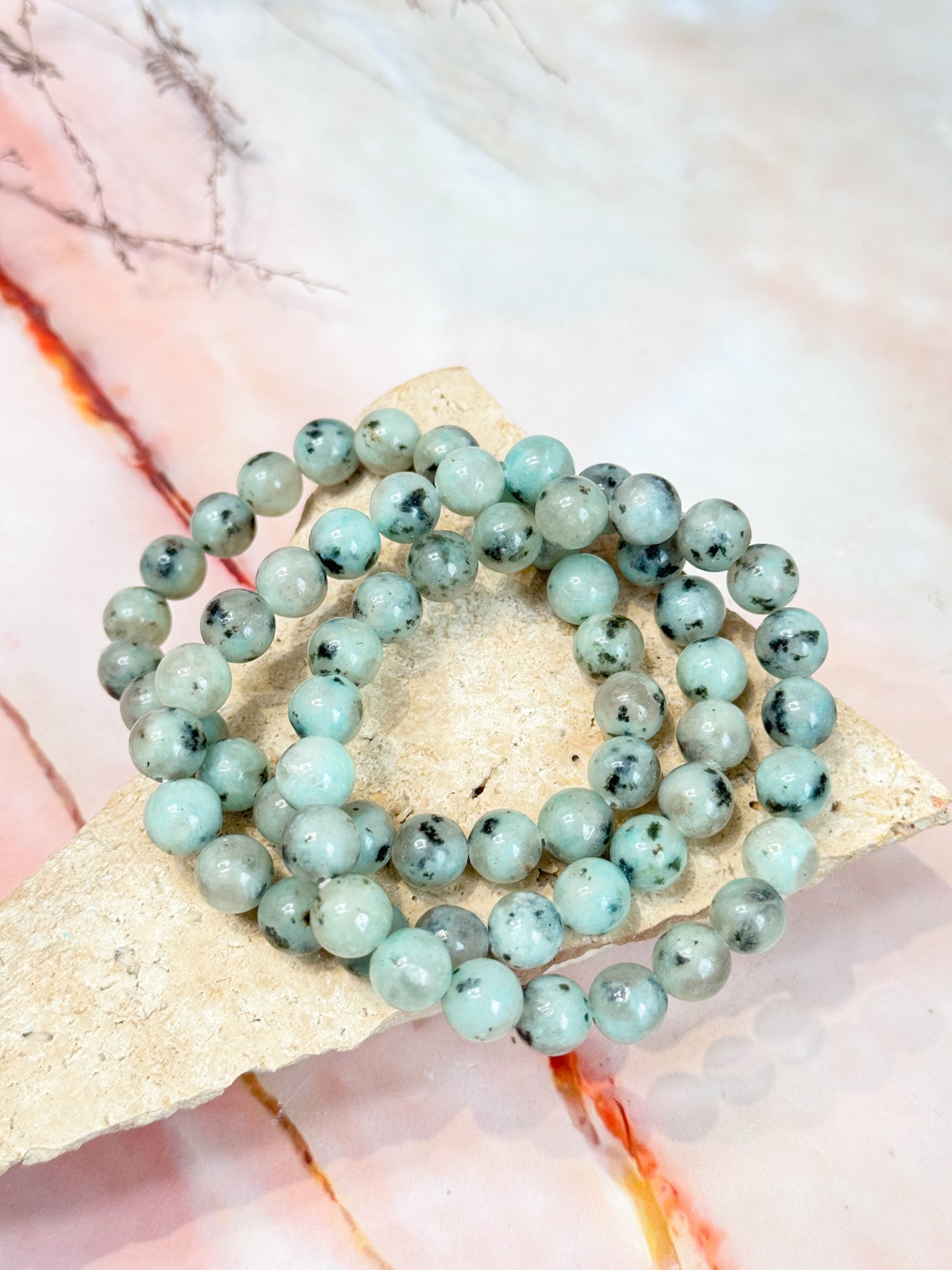 Kiwi Jasper Bracelets