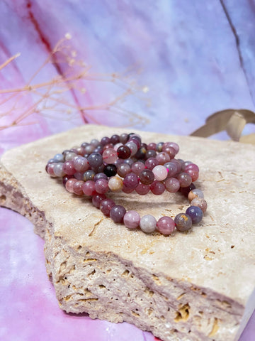Purple / Lavendar Rose Quartz Bracelets