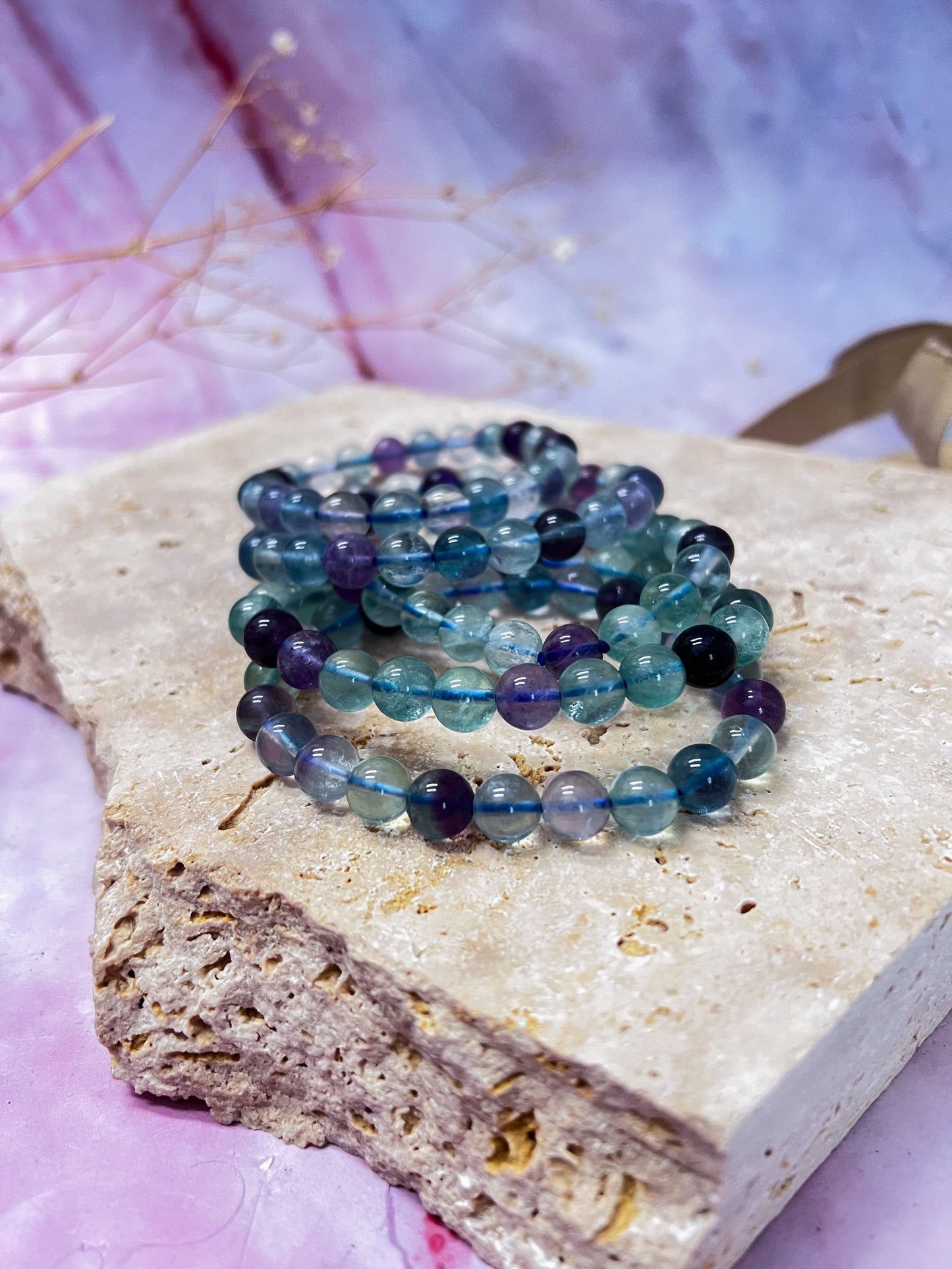 Rainbow Fluorite Bracelets
