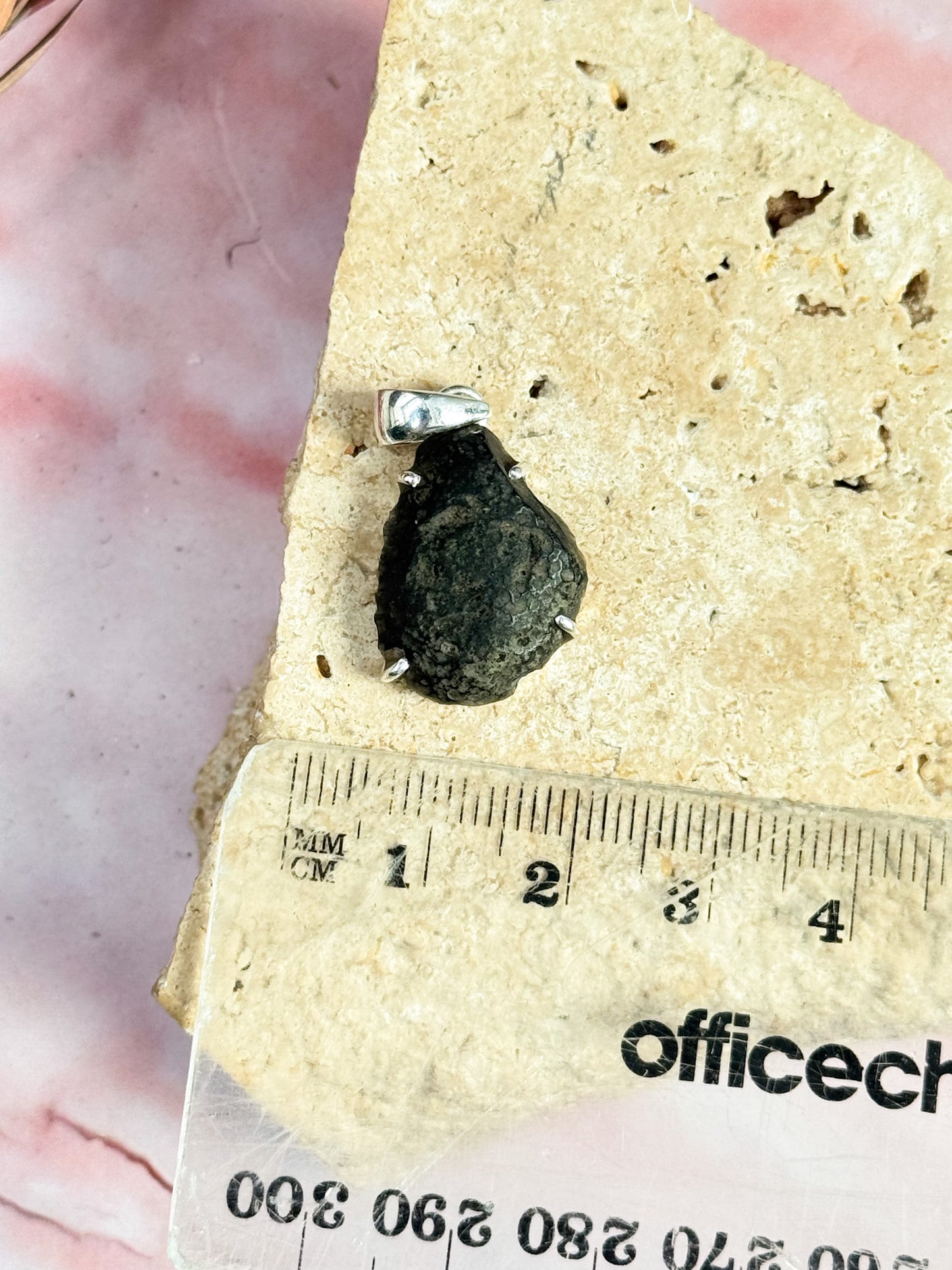 Saffordite 'Tektite' Pendants