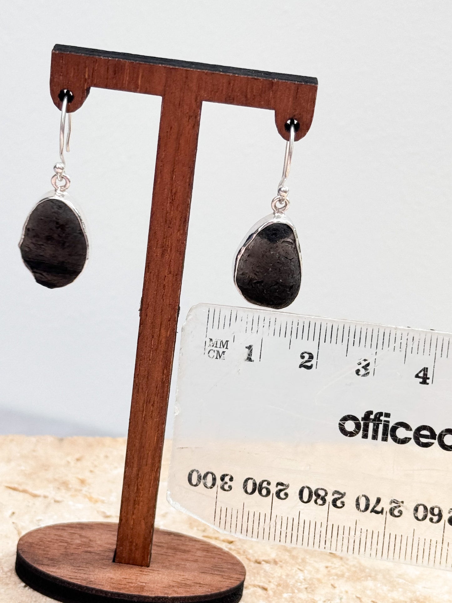 Saffordite 'Tektite' Earrings