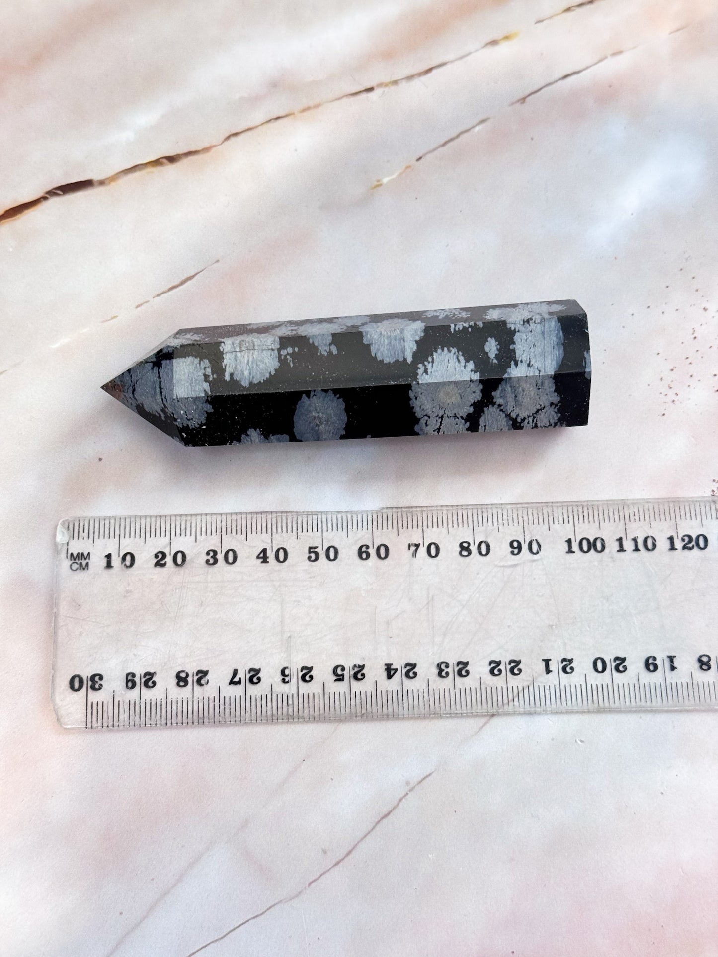 Snowflake Obsidian Points