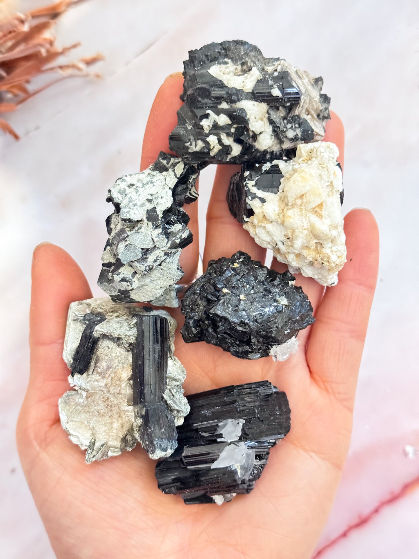 Tourmaline Roughs with Orthoclase and Mica