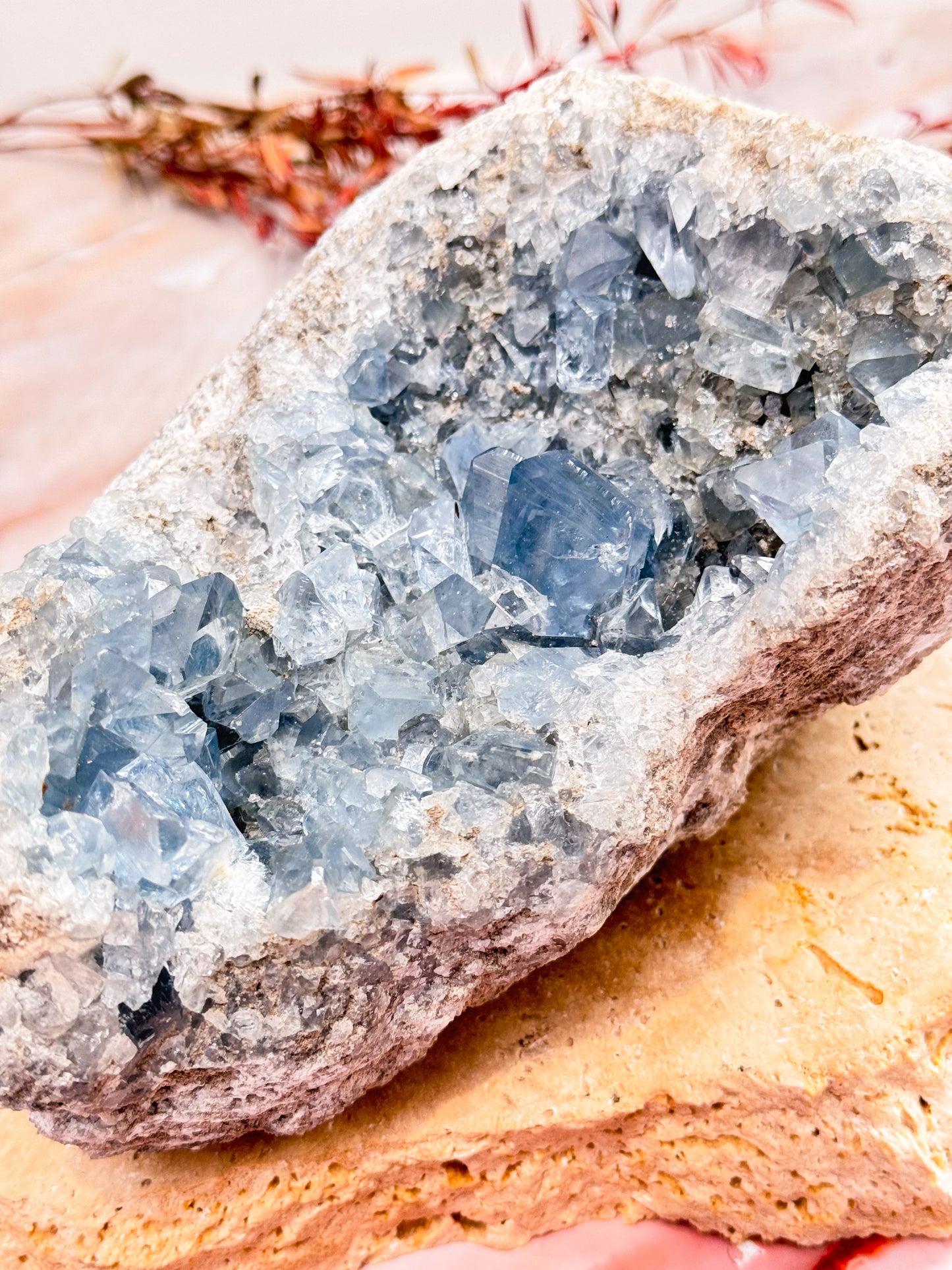 Celestite Geode Cluster