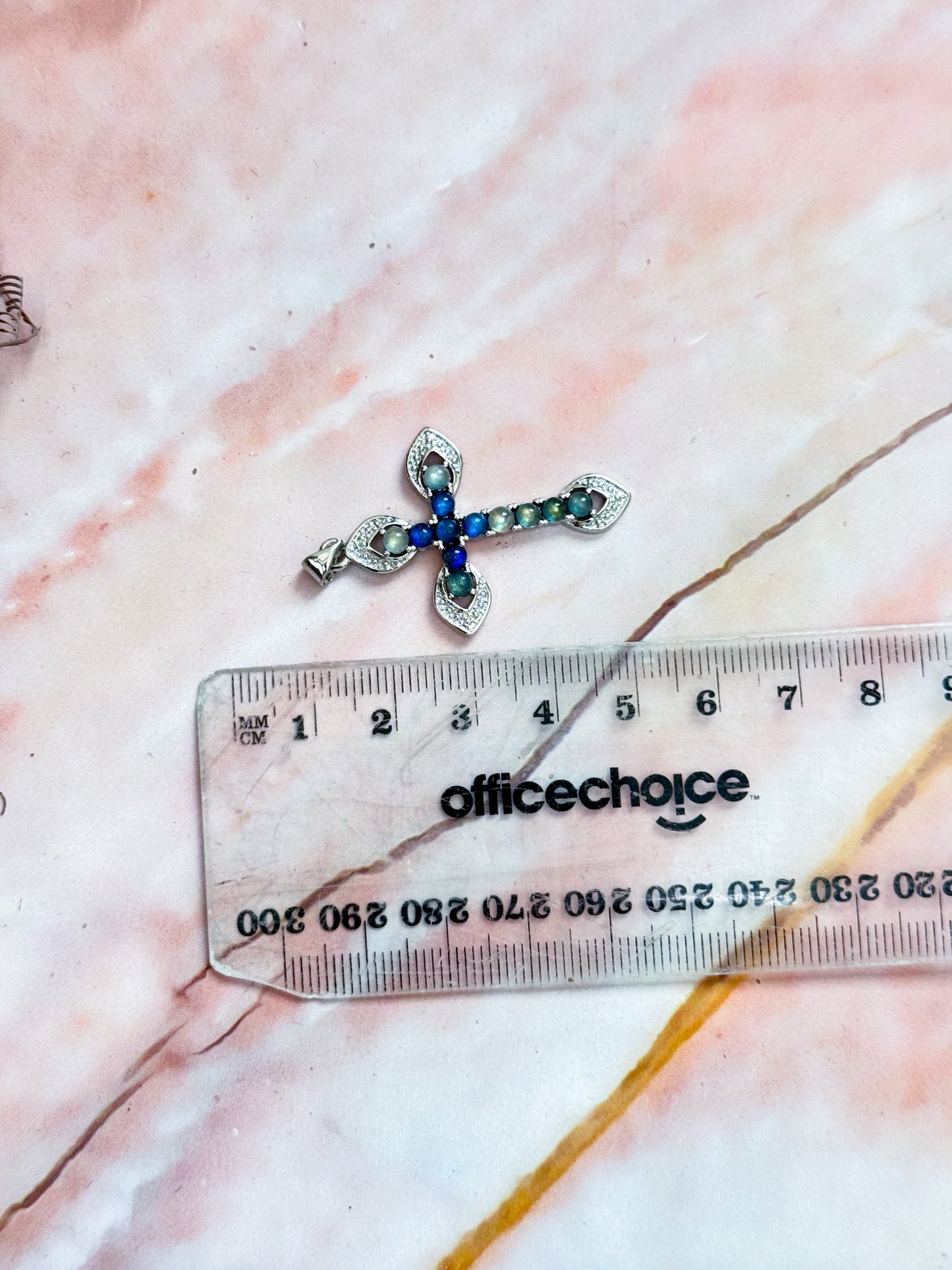 Labradorite Cross Pendants