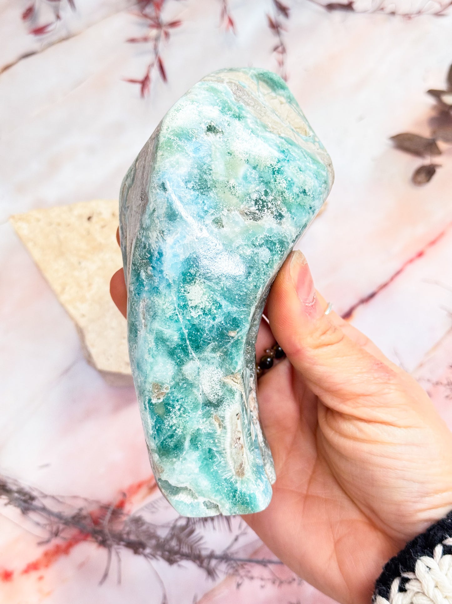 Blue Aragonite Freeform