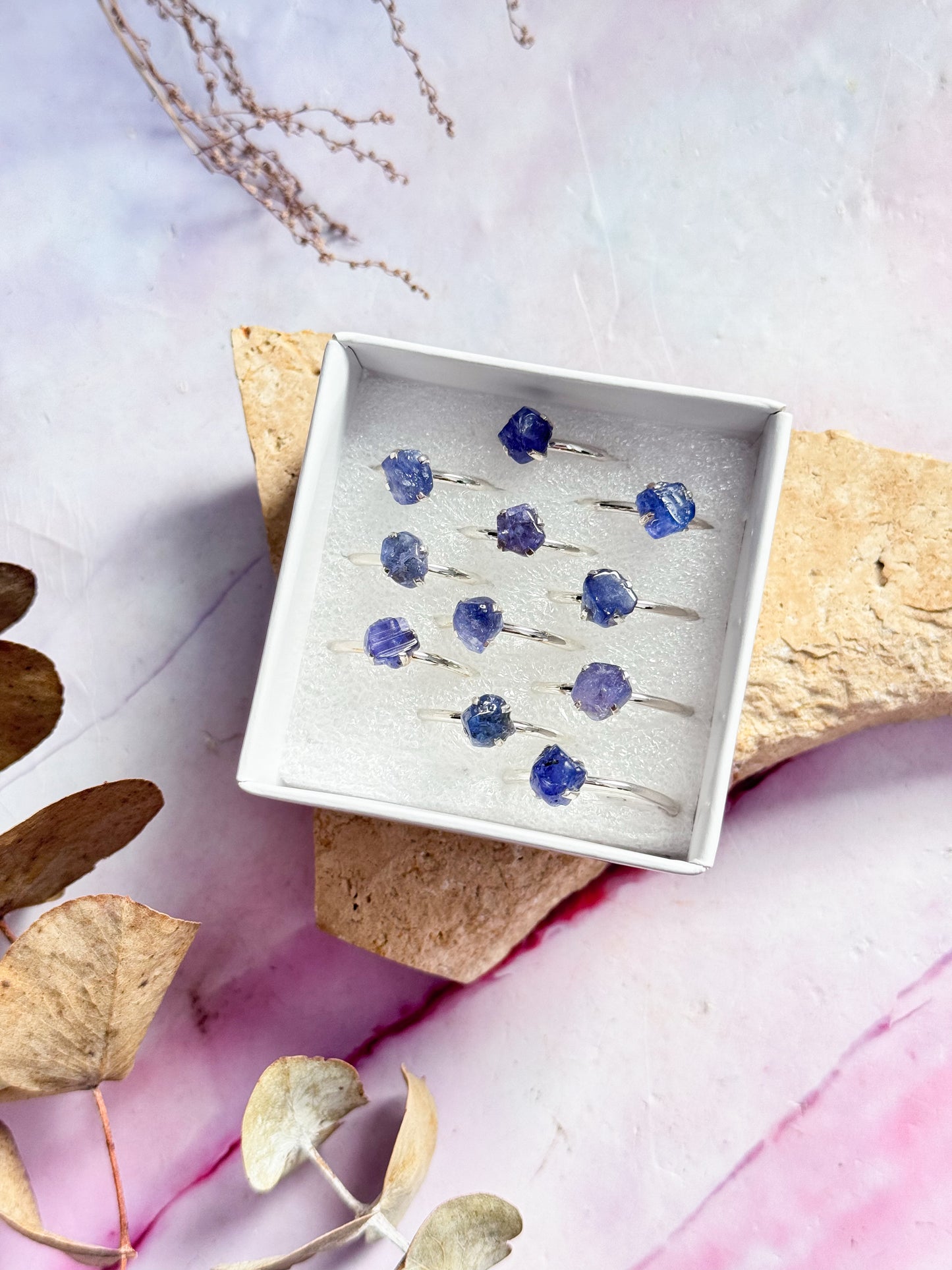 Tanzanite Rough Rings
