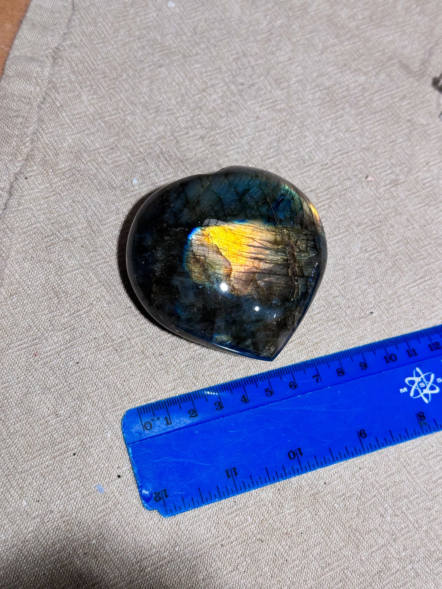 Labradorite Heart