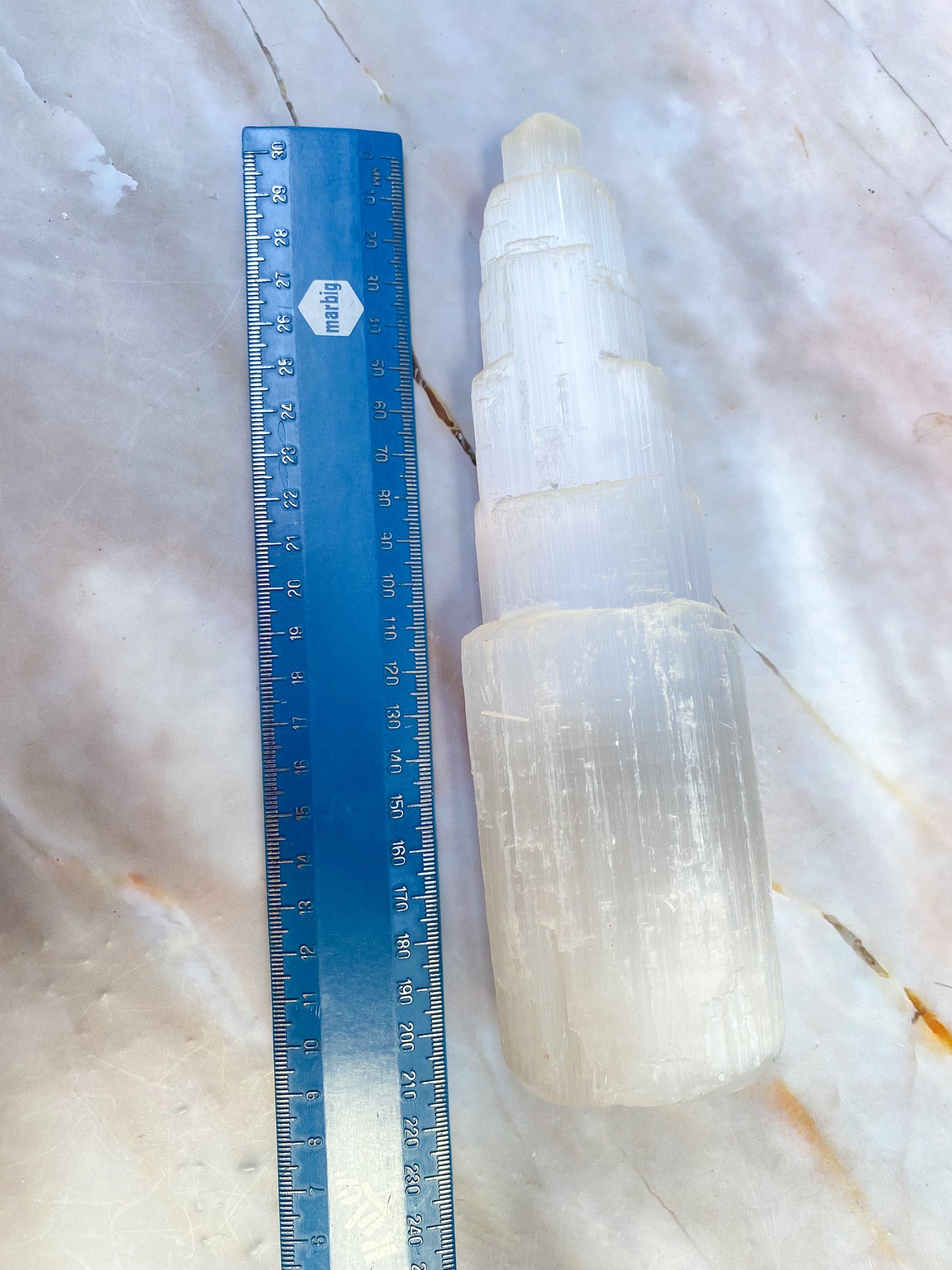 Selenite 20cm Towers