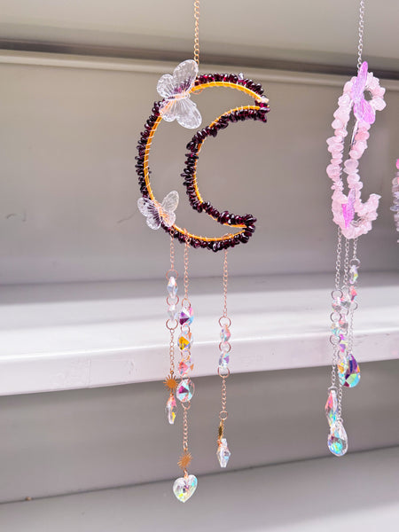 Moon Crystal Suncatchers