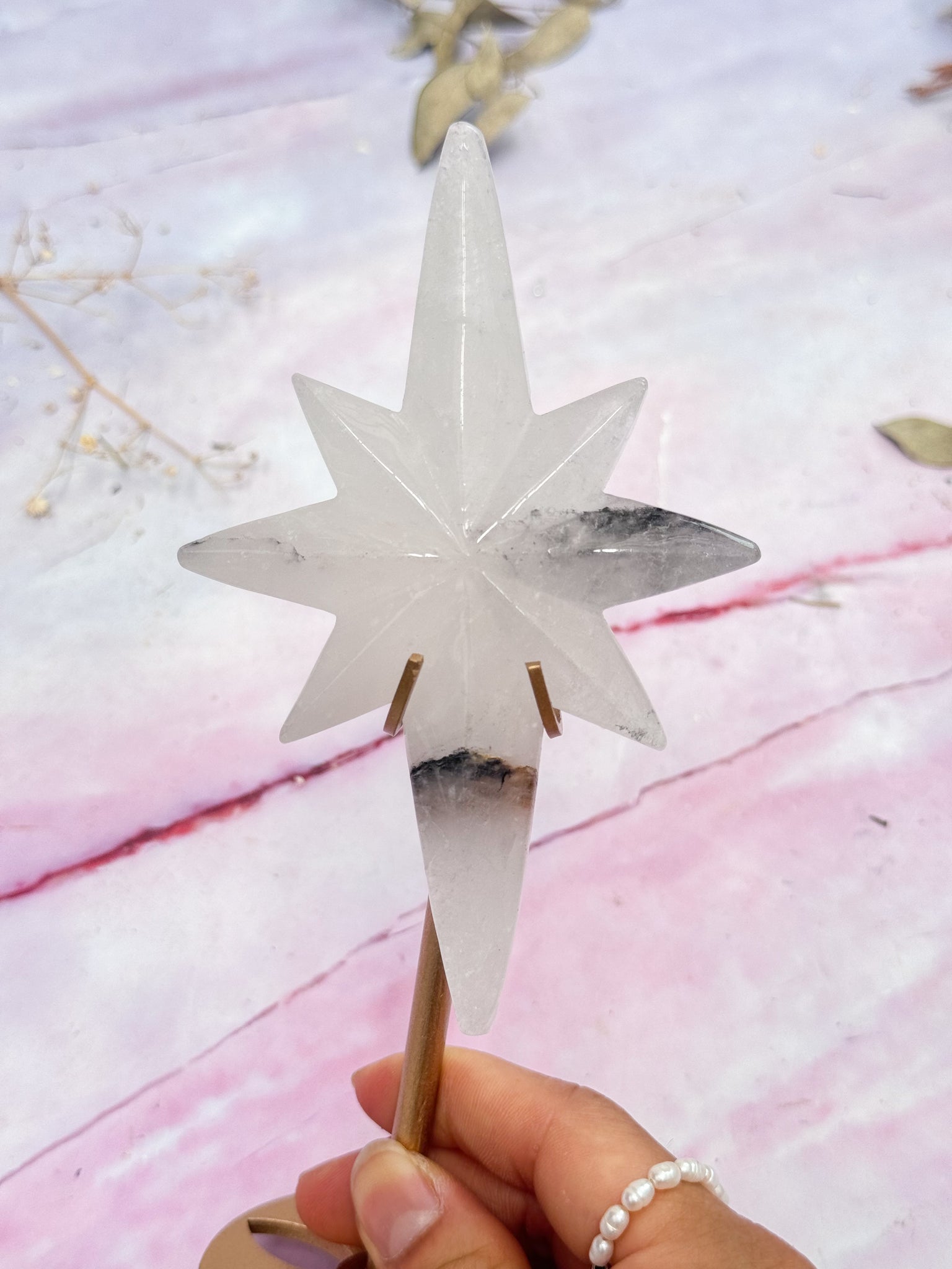 Quartz Star on Stand