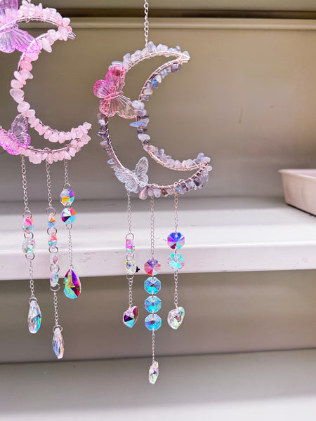 Moon Crystal Suncatchers