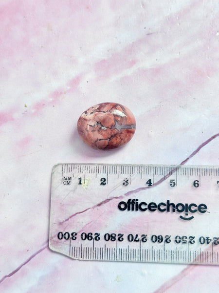 Pink Druzy Agate Tumbles