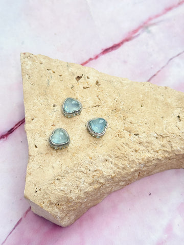 Labradorite Heart Pendants