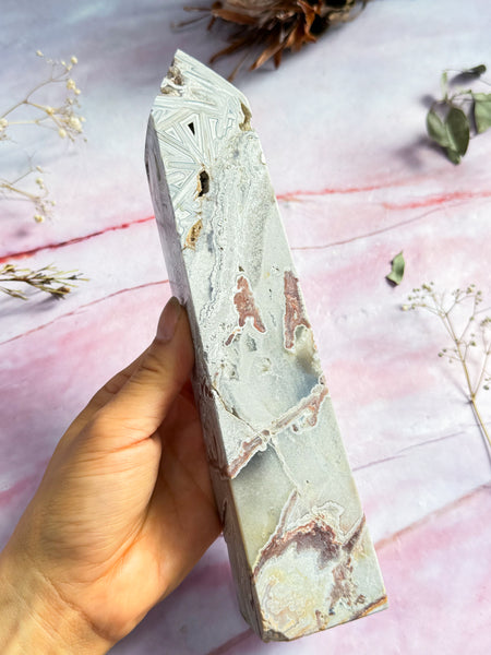 Crazy Lace Agate Tower