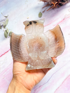 Agate Owl Carving