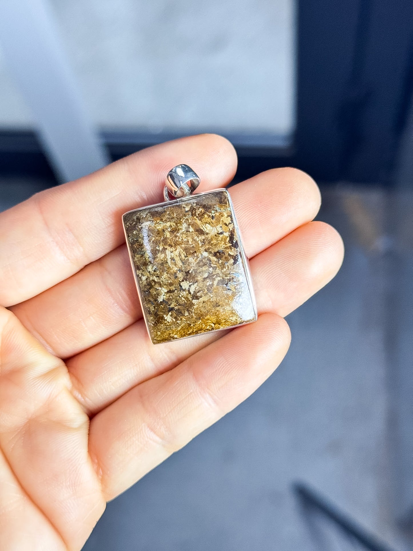 Bronzite Pendants