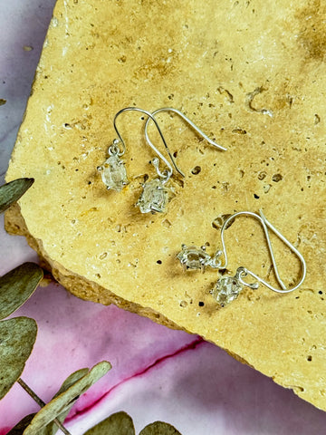 Herkimer Diamond Hanging Earrings