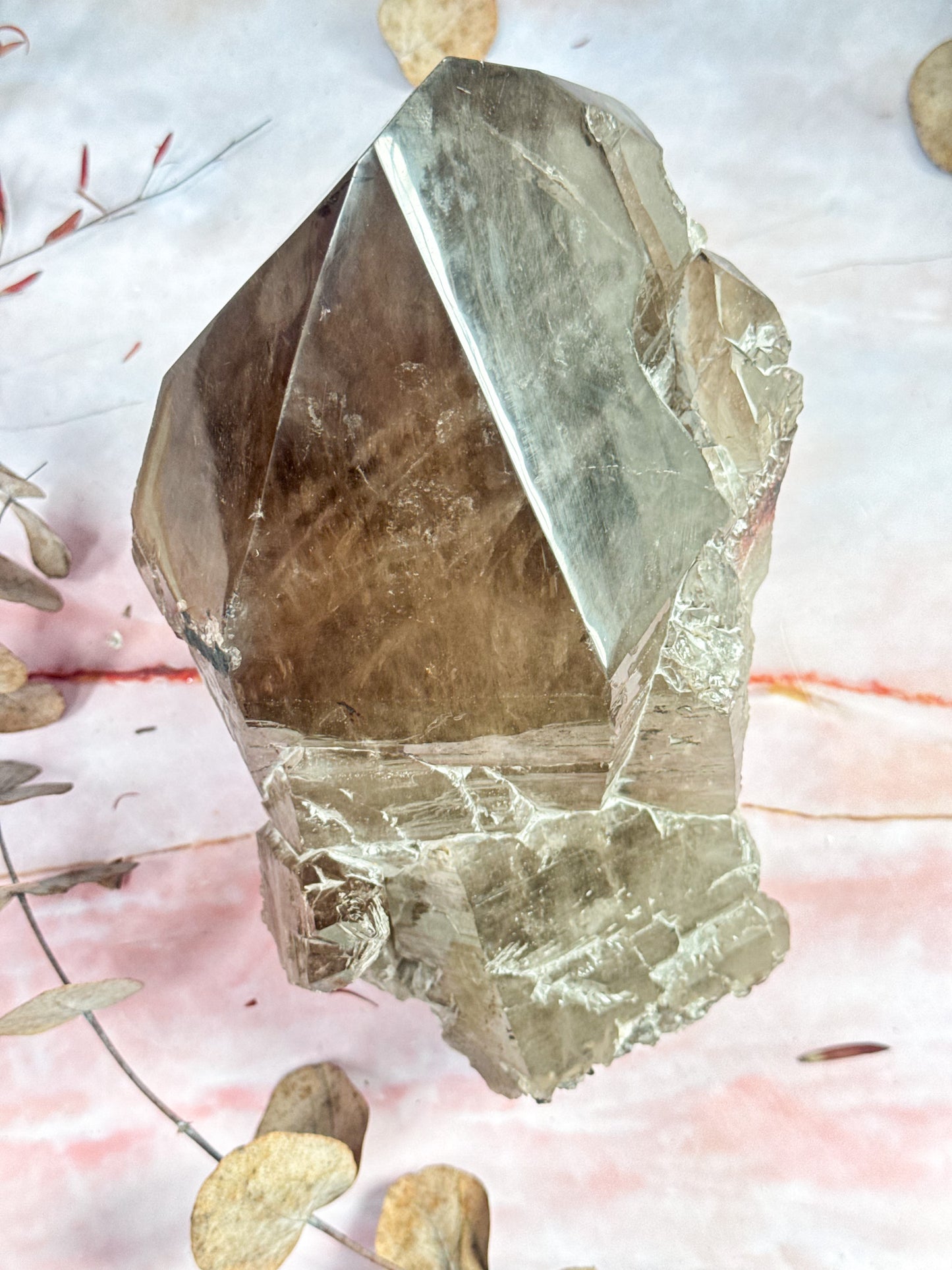 Large Smokey Quartz Cluster