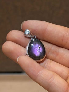 Purple Labradorite Pendants