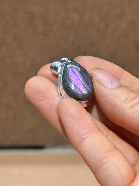 Purple Labradorite Pendants